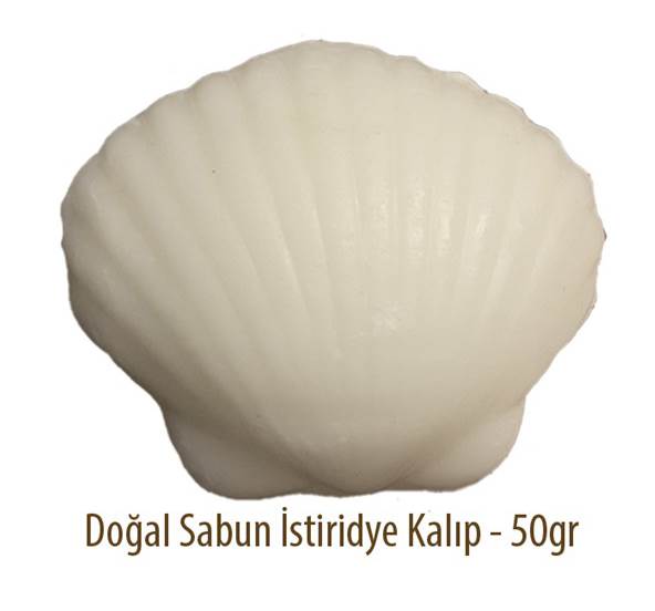 ela buklet dogal sabun istiridye kalıp ES-008